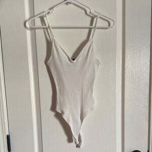 White Lulus bodysuit